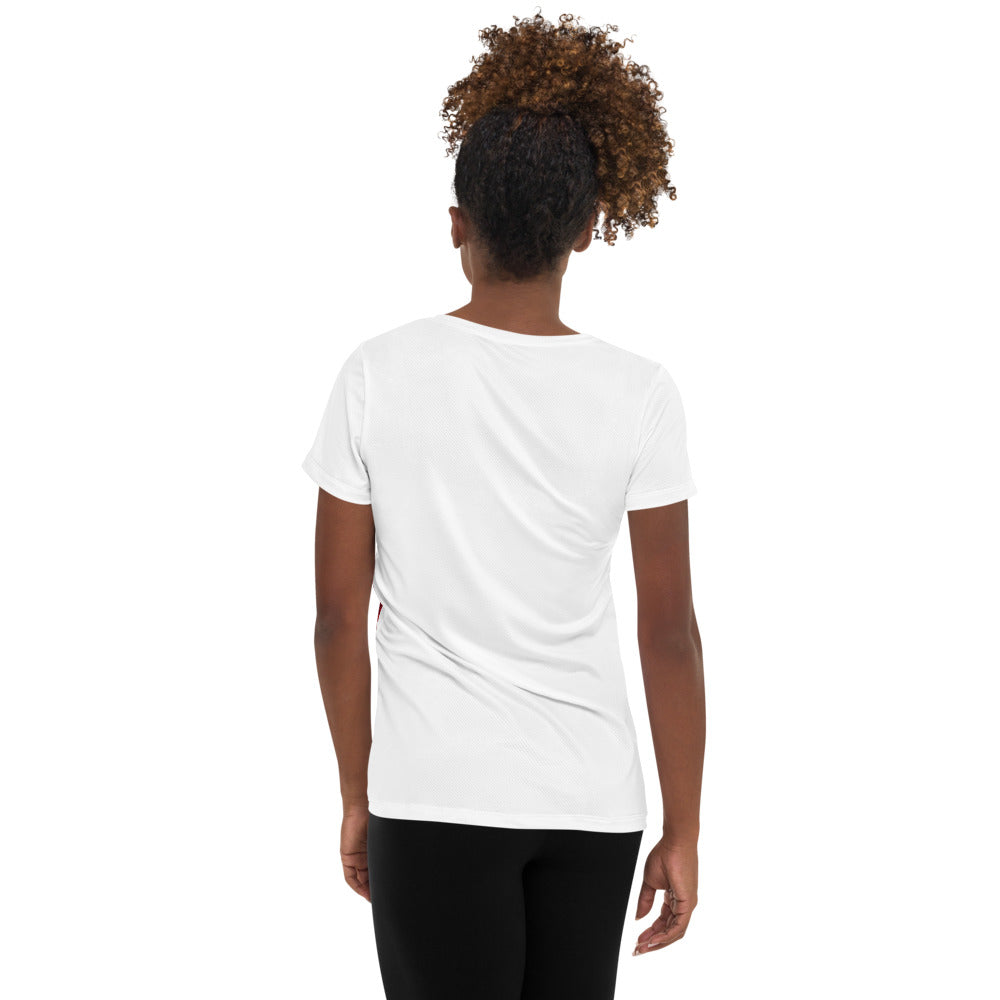 All-Over Print Women's Athletic T-shirt - MWILACO