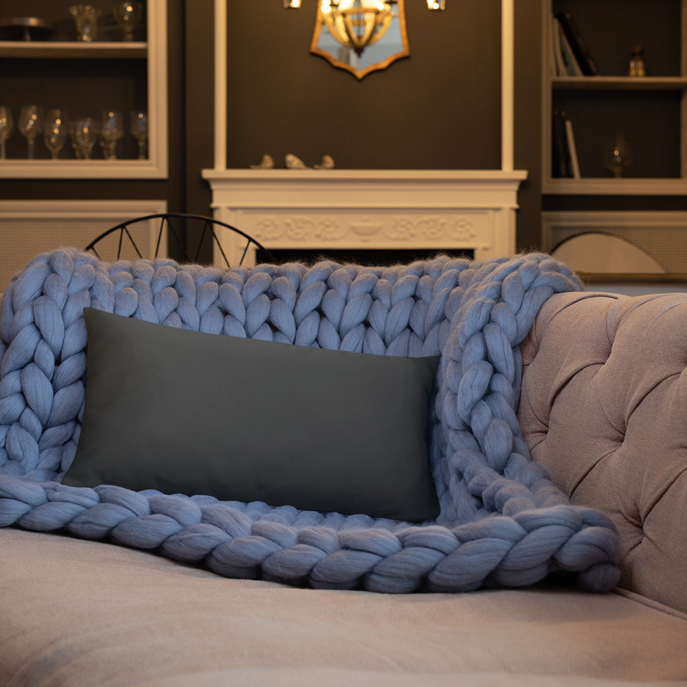 Mwilaco Custom-made Basic White Grey and Black Pillow