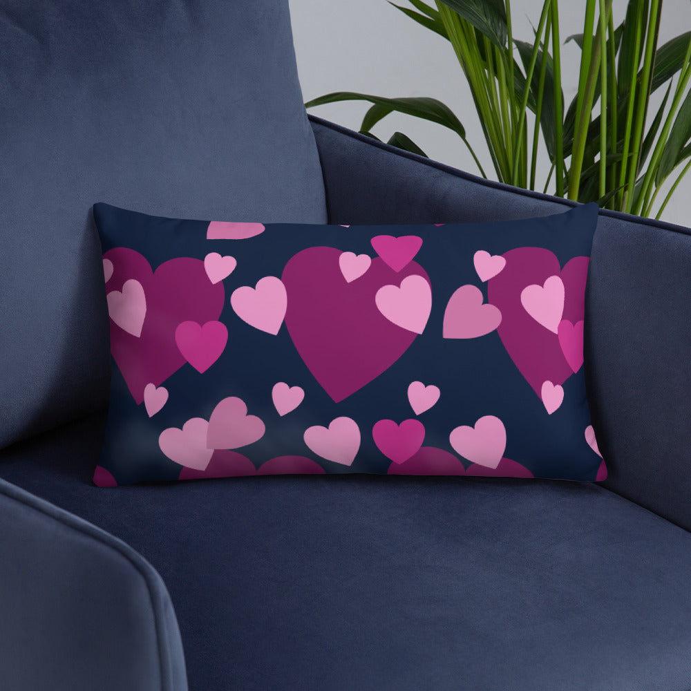Mwilaco Custom-made Basic Purple and Black  Pillow