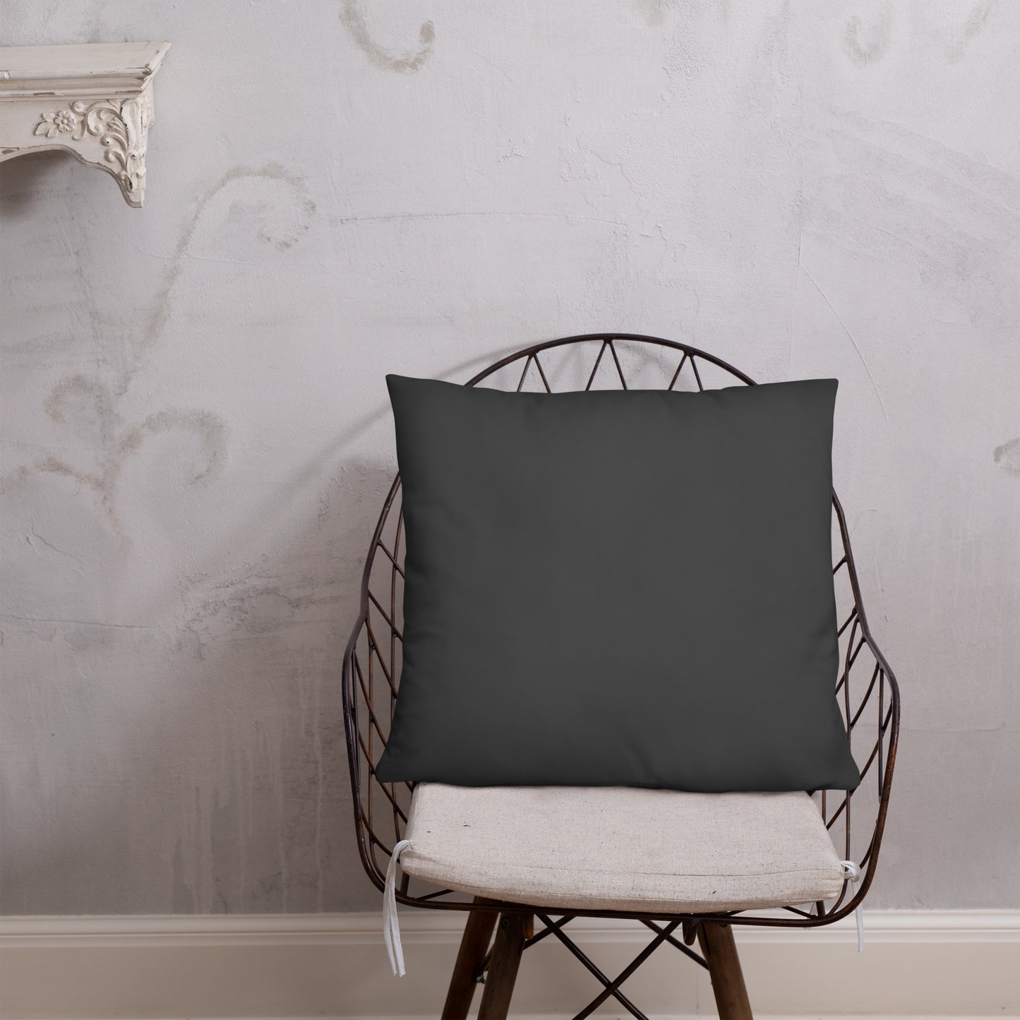 Mwilaco Custom-made Basic White Grey and Black Pillow